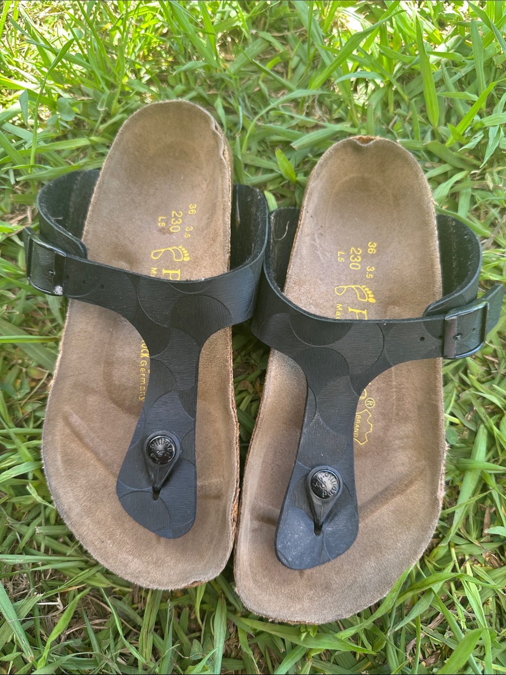 Birkenstock Gizeh Black T-Strap Sandals – EU 36 / US Women’s 5–5.5